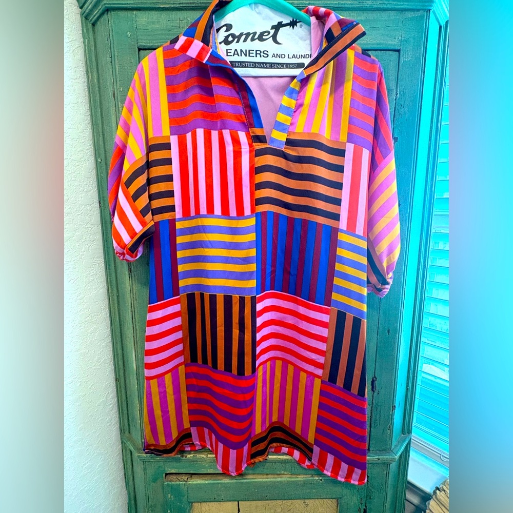 Adrienne Multicolor Striped Shirt